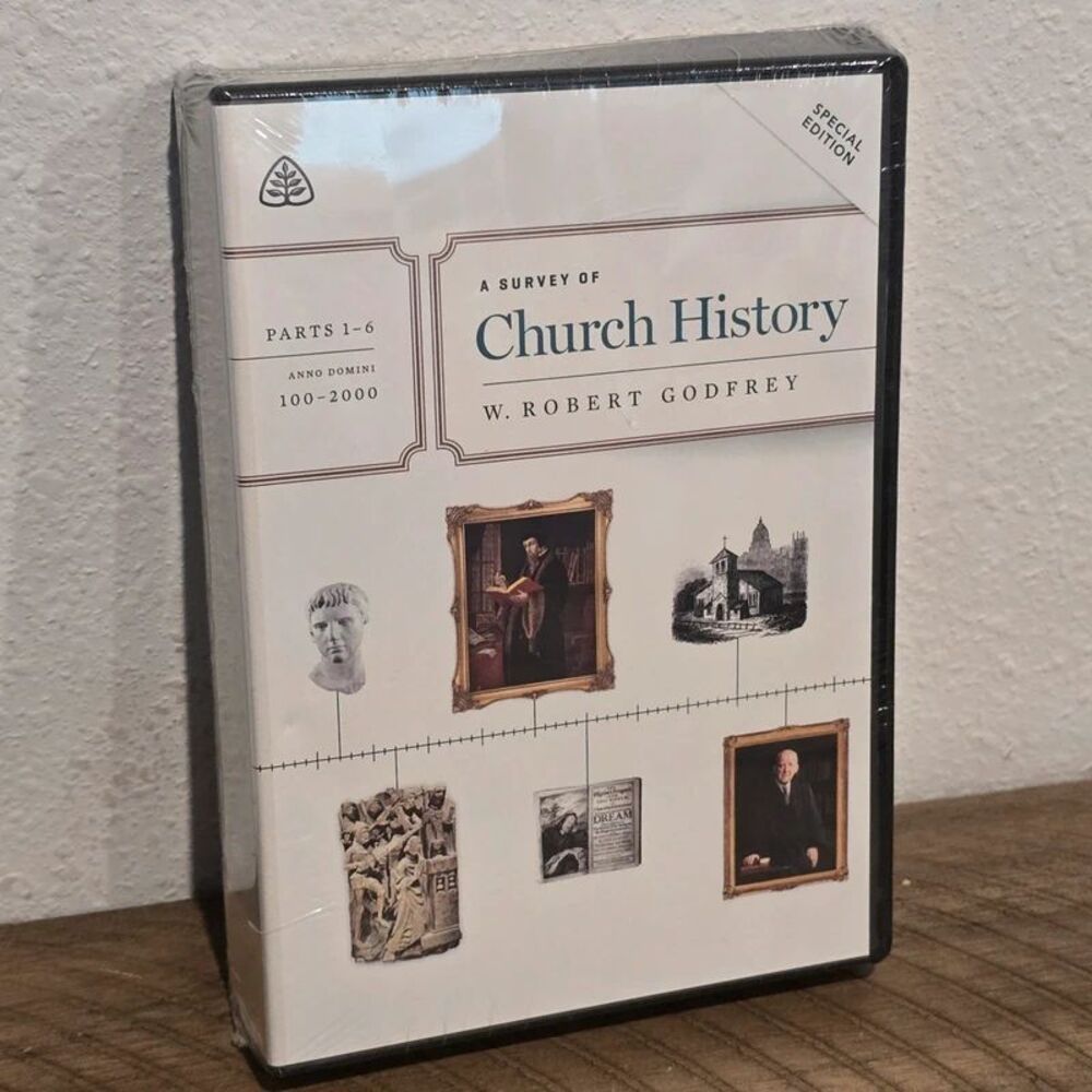W. Robert Godfrey A Survey of Church History Parts 1-6 DVD Set Ligonier Sealed